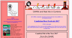 Desktop Screenshot of cumbriacamra.org.uk