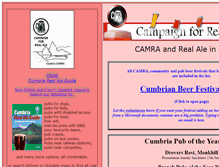 Tablet Screenshot of cumbriacamra.org.uk